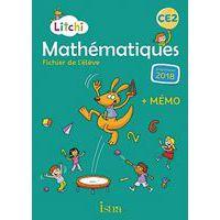 Litchi mathematiques CE2 - fichier eleve + memo - ed. 2020 - Image principale