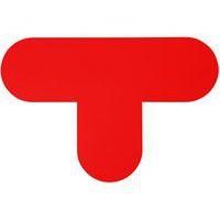 Lot de 10 Autocollant marquage au sol en T 200x300 rouge - Manutan - Image principale