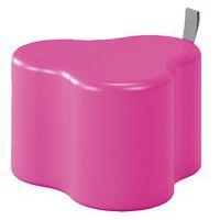 Pouf trèfle LudiKid H. 25 cm  rose 3333-Manutan Expert - Image principale