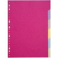 Intercalaire carte recyclée 170g A4 6 positions - Image principale