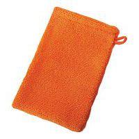 Lot 10 gants de toilette microfibre 15 x 21 cm Mandarine - Image principale