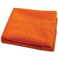 Lot 10 serviettes de toilette microfibre 50 x 90 cm Mandarine - Image principale