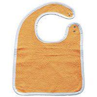 Lot 10 bavoirs fermeture pression éponge 400 g/m² 30 x 40 cm Orange - Image principale