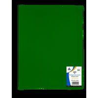 Reliure plastique 80 volets transparents A4 - Vert - Image principale