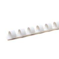 Peigne à relier 8 mm (100 pièces) - Blanc thumbnail image 2