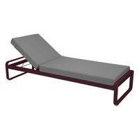 Bain de soleil Bellevie cerise noire - gris flanelle - Image principale