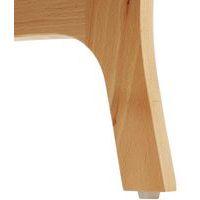 Table basse Zélos Ø 80 cm 1 plateau Bleu pied hêtre naturel - Image 4