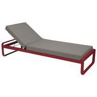 Bain de soleil Bellevie coussin taupe grisé Fermob thumbnail image 5