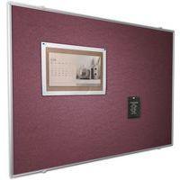Panneau d'affichage textile Violet LxH : 90 x 60 cm thumbnail image 5
