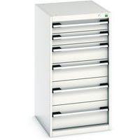 Armoire d'atelier à tiroirs Bott SL85 Ht 90 cm 7 tiroirs Gris/Bleu - Image 3