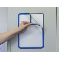 2 pochettes cadre Magneto dos magnétique A4 Bleu - Image 4