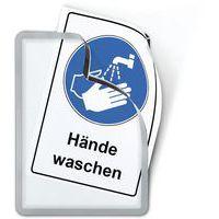 2 pochettes cadre d'affichage magnétique Magneto A4 210 x 297 mm Gris - Image 2