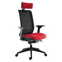 Fauteuil de bureau Max dossier résille noire + têtière thumbnail image 5