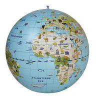 Globe gonflable animaux maxi - Image principale