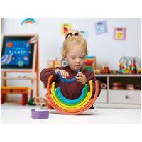 Blocs construction bois arc-en-ciel - Image 2