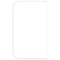 Mur d'écriture liberté Elément de départ 195x115 cm blanc-2 semelles magnétiques - Image principale