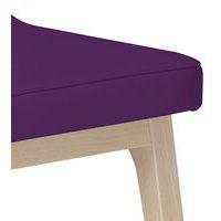 Chauffeuse Zelos sans surpiqûre hêtre Prune - Image 4