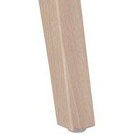 Chauffeuse Zélos sans surpiqûre hêtre Géranium - Image 2