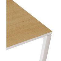 Table de réunion haute  6 personnes  coloris uni  - Manutan Expert - Image 2