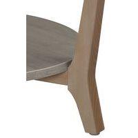 Table basse Zélos Ø 80 cm 2 plateaux hêtre/chêne foncé thumbnail image 4