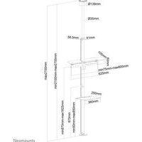 Support du sol au plafond écran plat jusqu'à 70" - Neomounts - Image 3