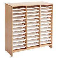 Meuble haut 36 plateaux - hêtre - Image principale