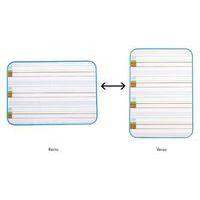 Lot de 2 ardoises blanches lignées magnétiques - Image 3