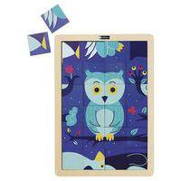Puzzle bois - le hibou et le manchot (24 p) - Image principale