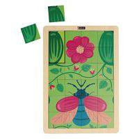 Lot de 4 puzzles bois magiques - animaux - Image 4