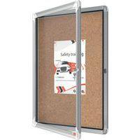 Vitrine d'intérieur Nobo à fond en liège 4 x A4 - Image 4