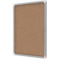 Vitrine d'intérieur Nobo à fond en liège 9 x A4 - Image 3