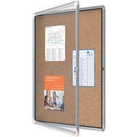 Vitrine d'intérieur Nobo à fond en liège 9 x A4 - Image 2