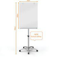 Chevalet mobile magnétique en verre Nobo Diamond - Image 4