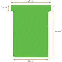 Lot de 100 Fiches T Nobo Indice 3 vertes - Image 2