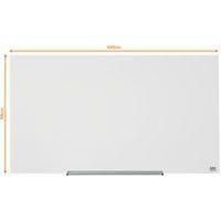 Tableau en verre Nobo - format 993 x 559 mm - blanc - Nobo thumbnail image 4