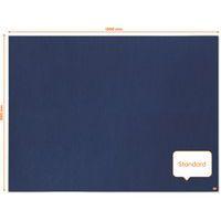 Tableau d'affichage en feutre  - 1200x900 mm - bleu  -  Nobo thumbnail image 4