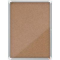 Vitrine d'intérieur Nobo à fond en liège 9 x A4 - Image principale