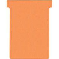 Lot de 500 Fiches T Nobo, Indice 3, orange 2 x 9,3 x 12 cm - Image principale