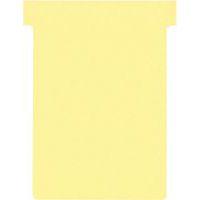 Lot de 100 Fiches T Nobo Indice 3 jaunes - Image principale