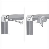 Tableau blanc acier laqué Nano Clean -32 " - Nobo thumbnail image 2