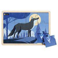 Puzzle bois - le loup ( 12 p) - Nathan