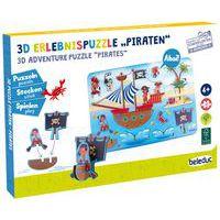 Puzzle bois 3D pirate - Image principale
