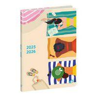 Agenda 15x21 cm canopy plage 12 mois d'août à juillet - Quo Vadis