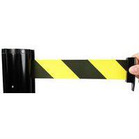 Poteau Noir double sangle de 2 m Noir/jaune thumbnail image 2