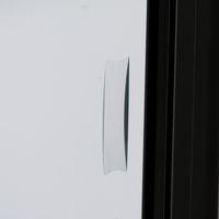 Vitrine d'exposition 1000 x 600 x 920 mm sur pied - Noir - Image 2