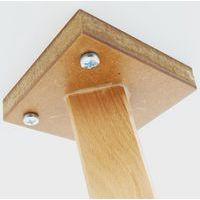 Table basse Woody 60 x 60 cm plateau décor Brun - Image 2