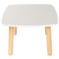 Table basse Woody 60 x 60 cm plateau décor Brun - Image 5