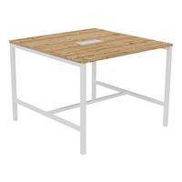 Table haute Astro 140 x 143 cm pied métal et top access - Image 5