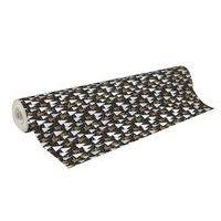 Rouleau papier cadeau 60g 50x0,70m Sapin fond noir - Clairefontaine thumbnail image