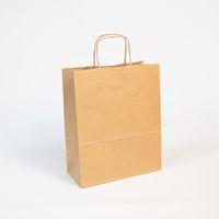 Paquet de 25 sacs kraft vergé 100g, 22x10x27cm brun - Image principale